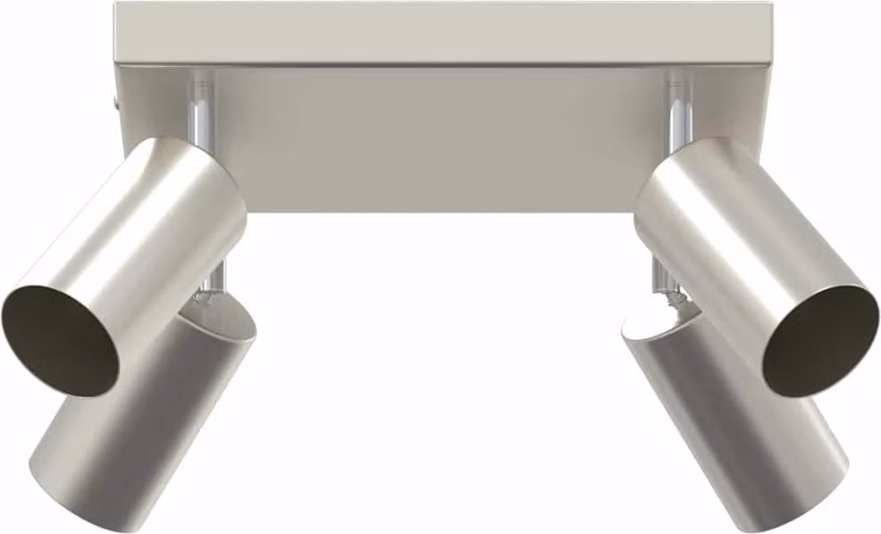 Faretto da soffitto Nichel 26 x 26 x 16 cm Metallo