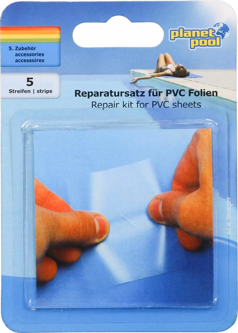 Kit di riparazione subacquea 5 strisce adesive Planet Pool