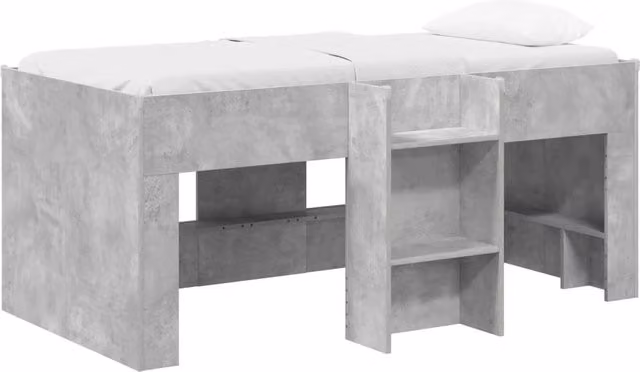 Letto Alto per Bambini | Letto Infantile | Lettino 2 pcs Calcestruzzo 163 x 101,1 x 68,5 cm