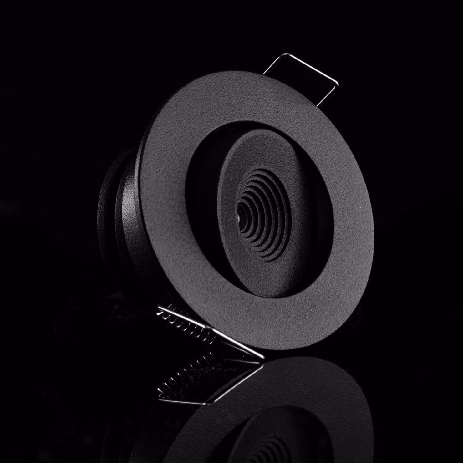 The Light Group SLC MiniOne Tilt Luci da incasso a LED nero 2.700 K Tilt, dimmerabile, Nero, Soggiorno / Sala da pranzo, Alluminio, Moderno, Downlight