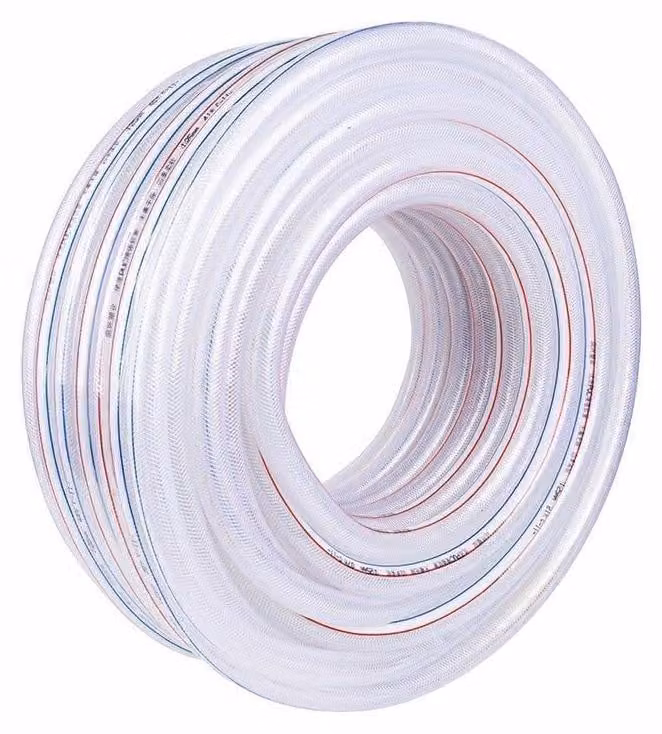 Tubo flessibile in tessuto PVC, 25x32 mm, 3 metri, trasparente, resistente alle alte pressioni
