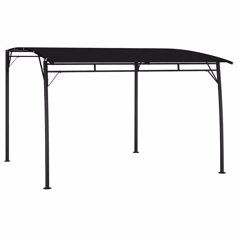 vidaXL Tenda Parasole da Giardino Antracite L: 300 cm, P: 300 cm, H: 255 cm