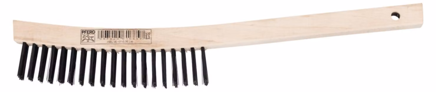 PFERD TOOLS Spazzola a mano con manico lungo in filo d'acciaio HBU per uso universale