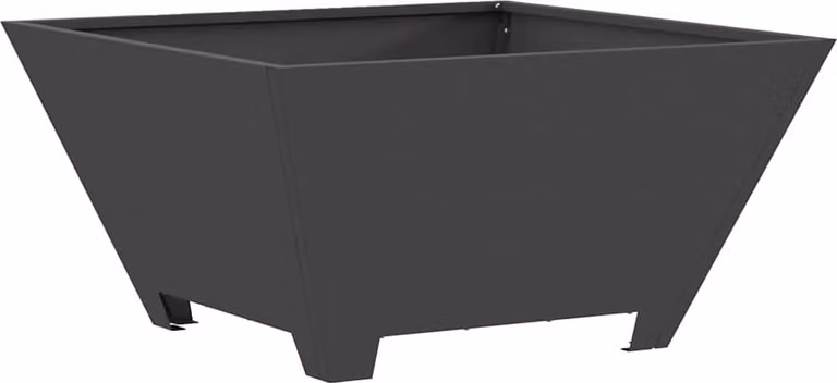 Focolare Nero 60 x 60 x 30 cm Acciaio