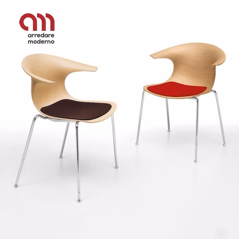 Sedia Loop 3D Wood 4 Legs Infiniti Design