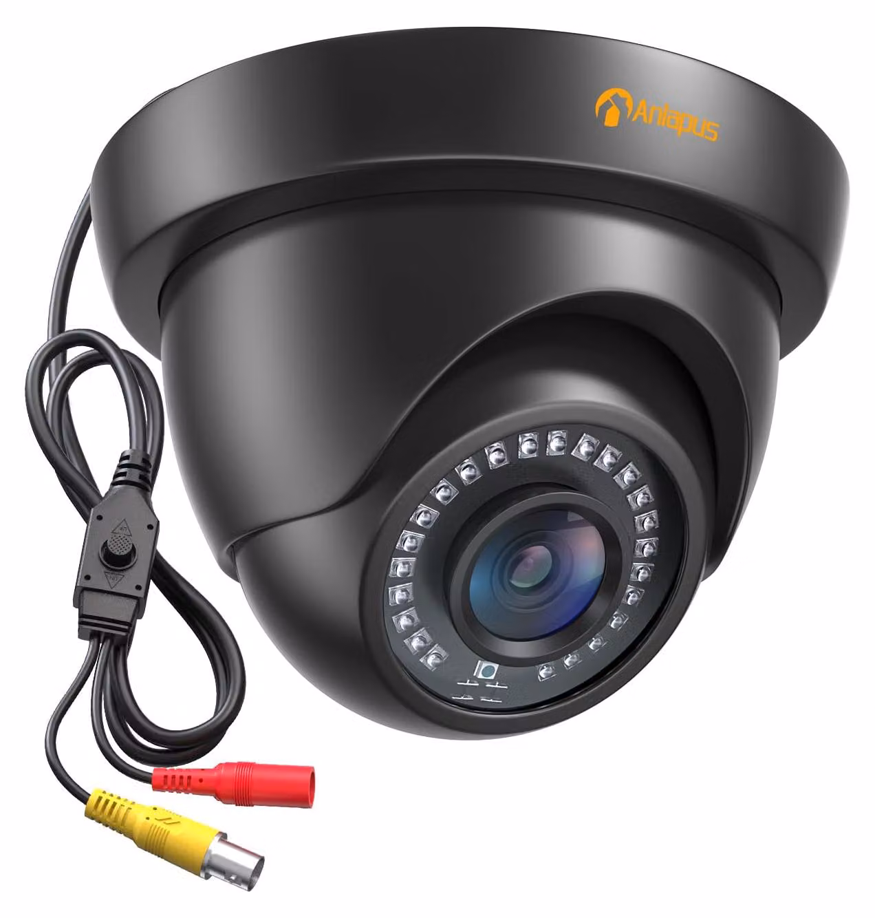 Telecamera di sicurezza dome da esterno, risoluzione HD 1080P, visione notturna a infrarossi fino a 20 metri, grado di protezione IP66 (resistente all'acqua)