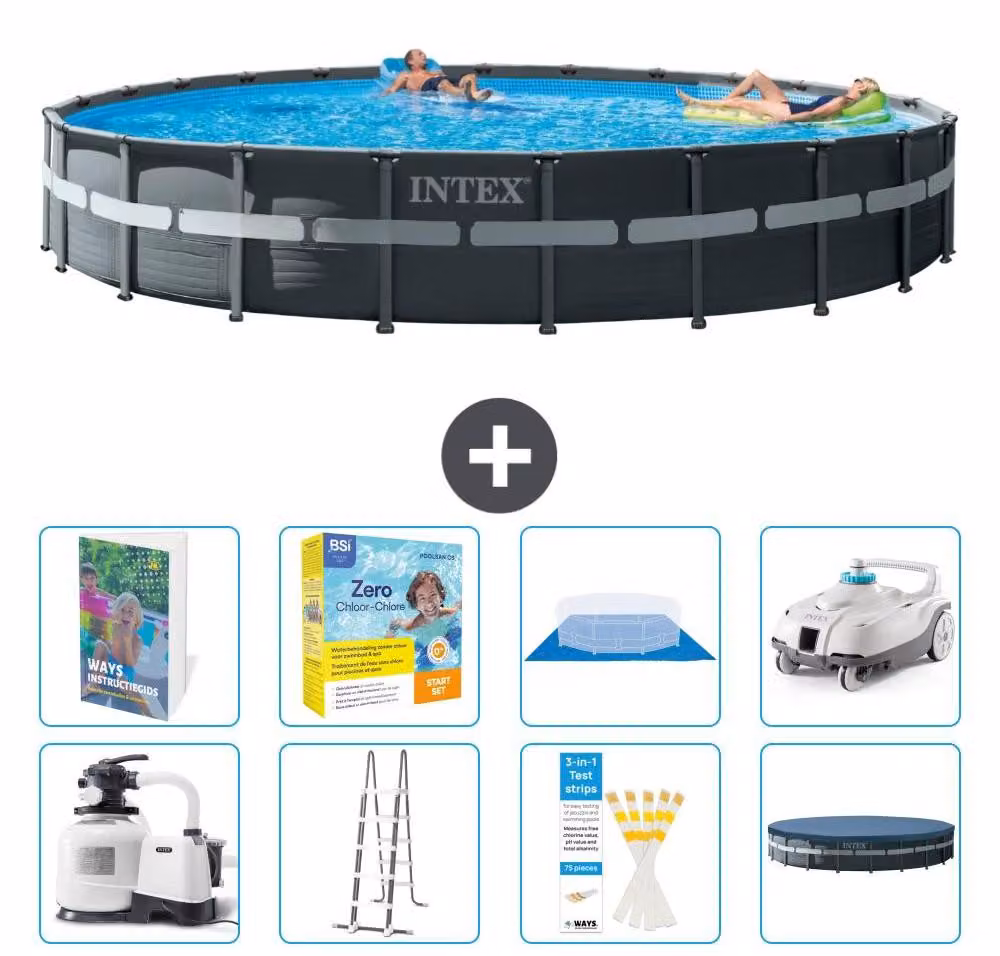 Ultra XTR Pool Rund - 732x132 cm - Set da 7 pezzi, modello S544
