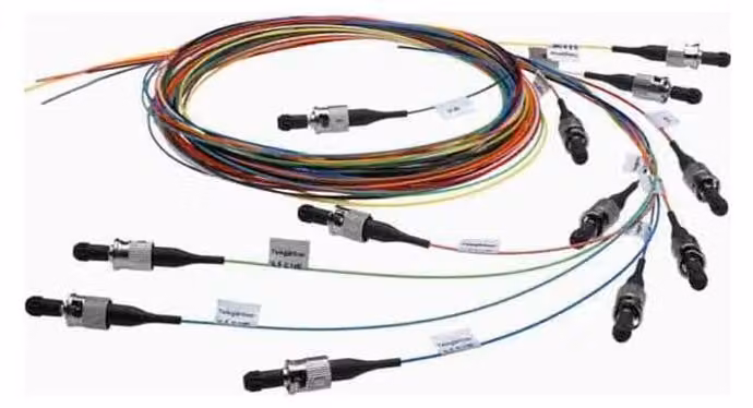 Telegärtner set di cavi in fibra ottica 12xST 50/125 OM3 TN-PS-12ST-50-OM3