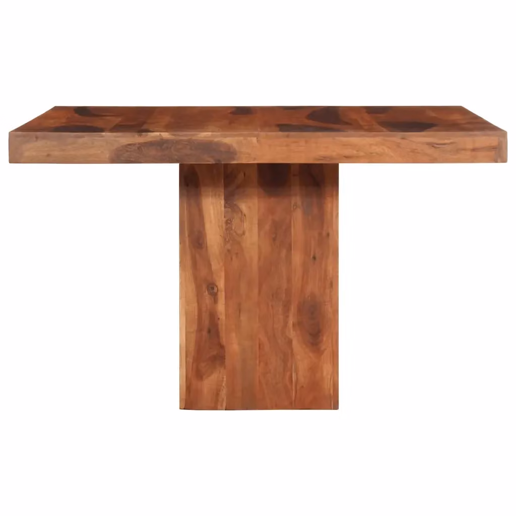 Tavolo da pranzo quadrato in legno di acacia marrone vidaXL L/P/H: 120 x 120 x 77 cm – 2
