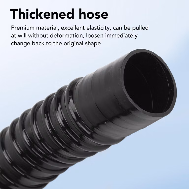 kit di installazione della pompa di sentina 1100GPH, drenaggio efficiente, resistente alla pressione, diametro di 1,14 pollici, tubo flessibile di 6,56 piedi con 2 fascette, valvola di non ritorno per imbarcazioni da diporto