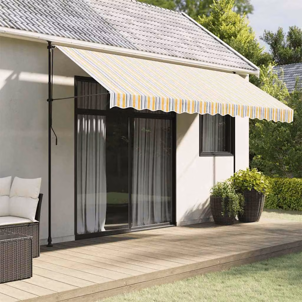 Tessuto di ricambio per tenda da sole vidaXL multicolore in poliestere L: 400 cm, P: 300 cm