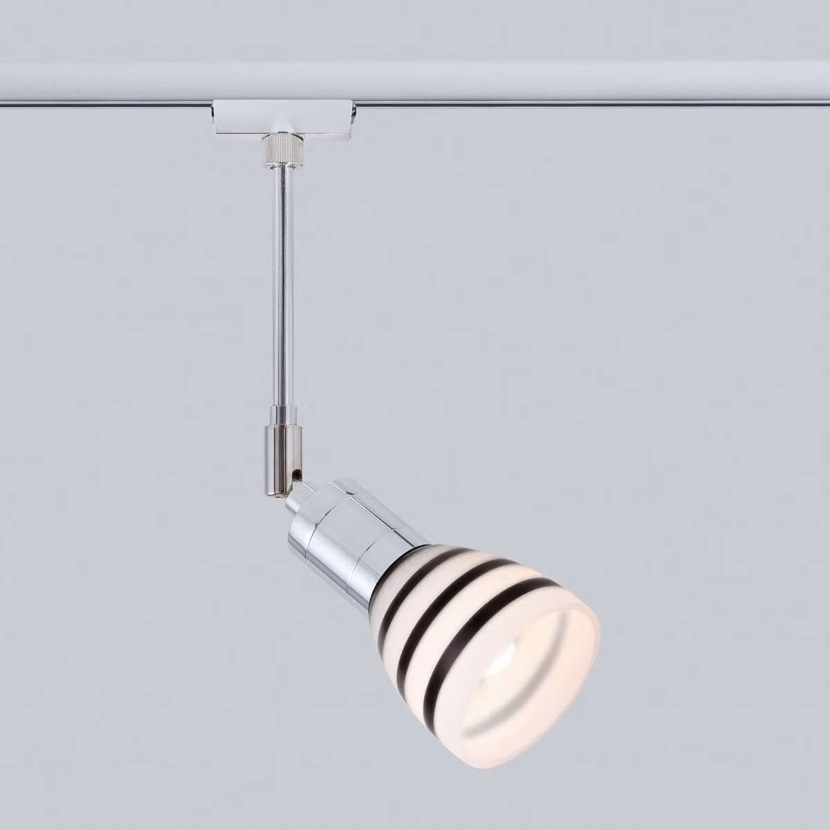 Paulmann Sistema di binari URail, lampada a faretti Light&Easy, modello Titurel, 1x42W, attacco G9, finitura opaca/nera, 230V, materiali: metallo/vetro