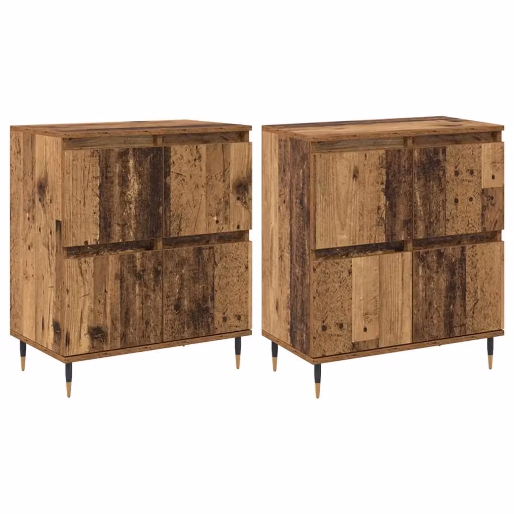Armadio moderno in legno vidaXL marrone con ante a battente L 60 cm, P 35 cm, H 70 cm – 2