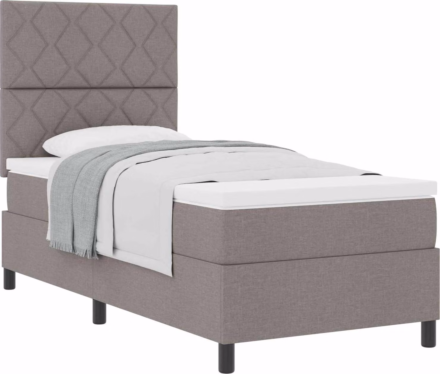 SYFAX™ Letto a molle con materasso Talpa 100 x 200 cm Tessuto