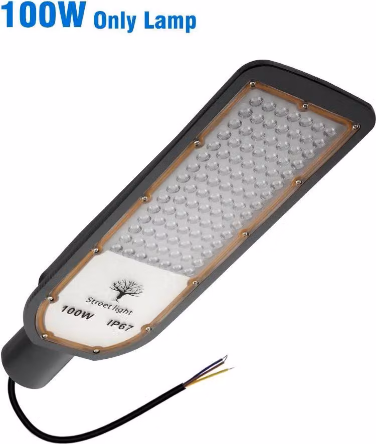 Illuminazione stradale a LED - Lampione da 100 W - Impermeabile IP67 - 85–265 V CA - Alloggiamento in alluminio - Cambio di colore