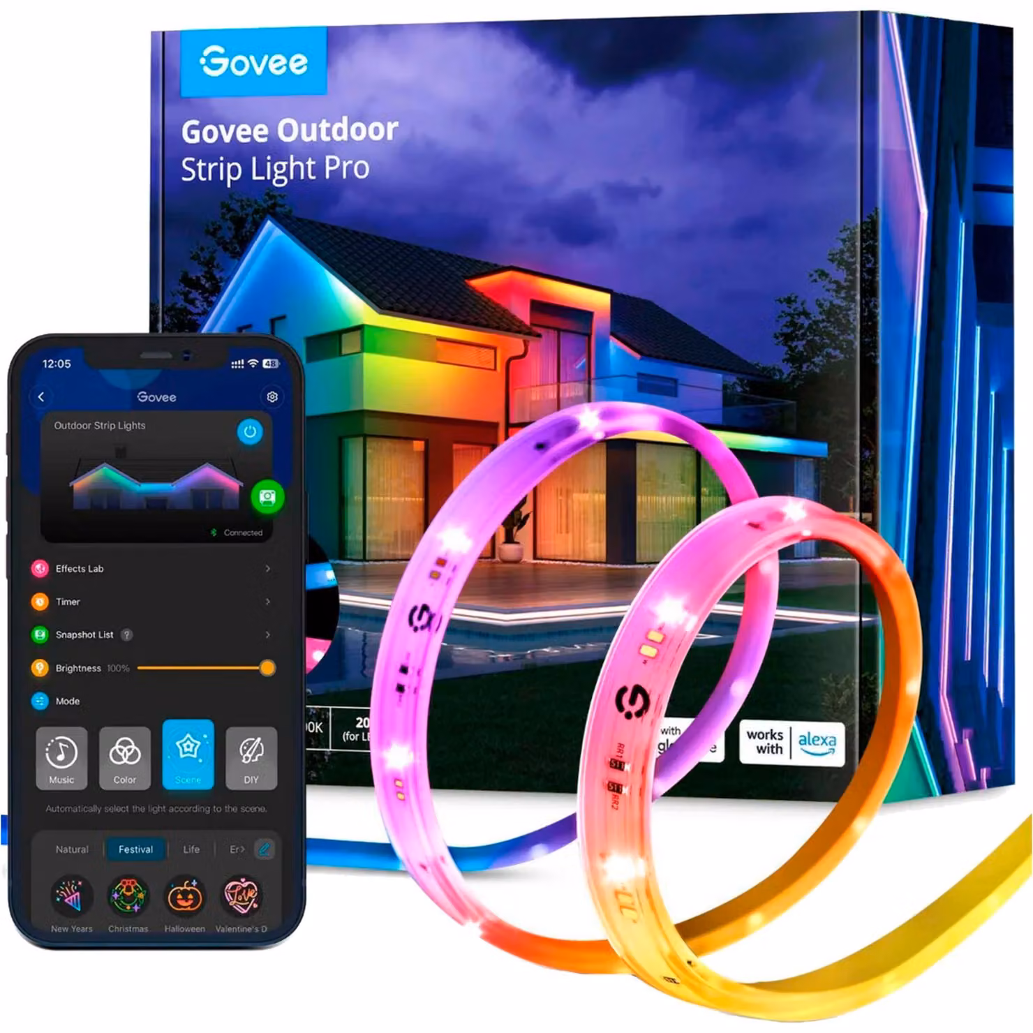 Govee RGBICWW SMART Outdoor Strip Light 10,0m