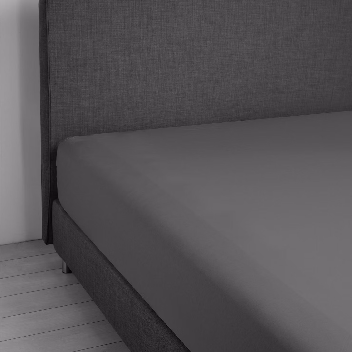 Lenzuolo con angoli elastici DaunenStep in jersey multicolore e grigio con certificazione Oeko-Tex Standard 100 – 2