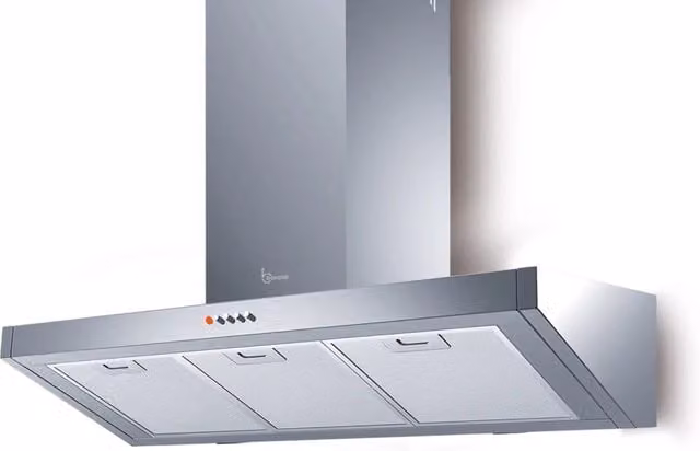 Cappa a parete BANKIA cm 90 - Inox - 700 m3/h