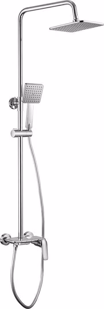 Rain showerhead with shower faucet