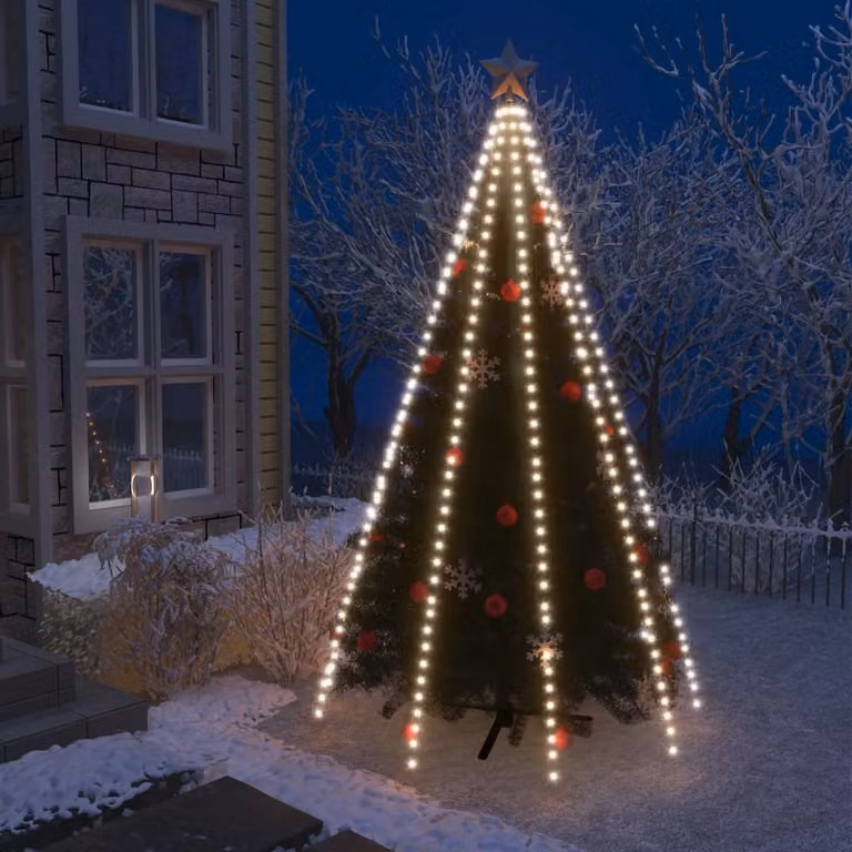Maison Exclusive - Rete di Luce per Albero di Natale 400 LED Bianco Freddo 400 cm