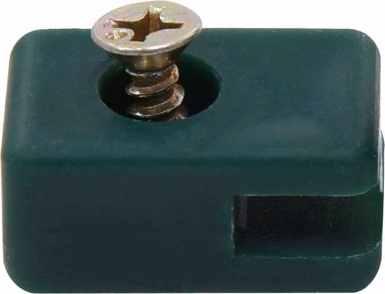 Supporto per Fili Recinzioni da Giardino con Vite 100 Set Verde