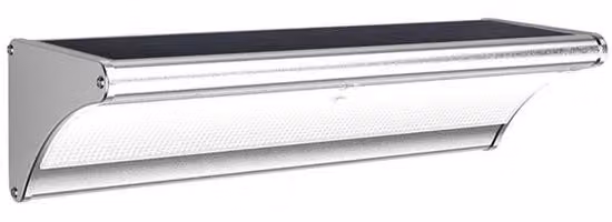 Lampada solare da esterno, sensore di luce wireless (luce calda)