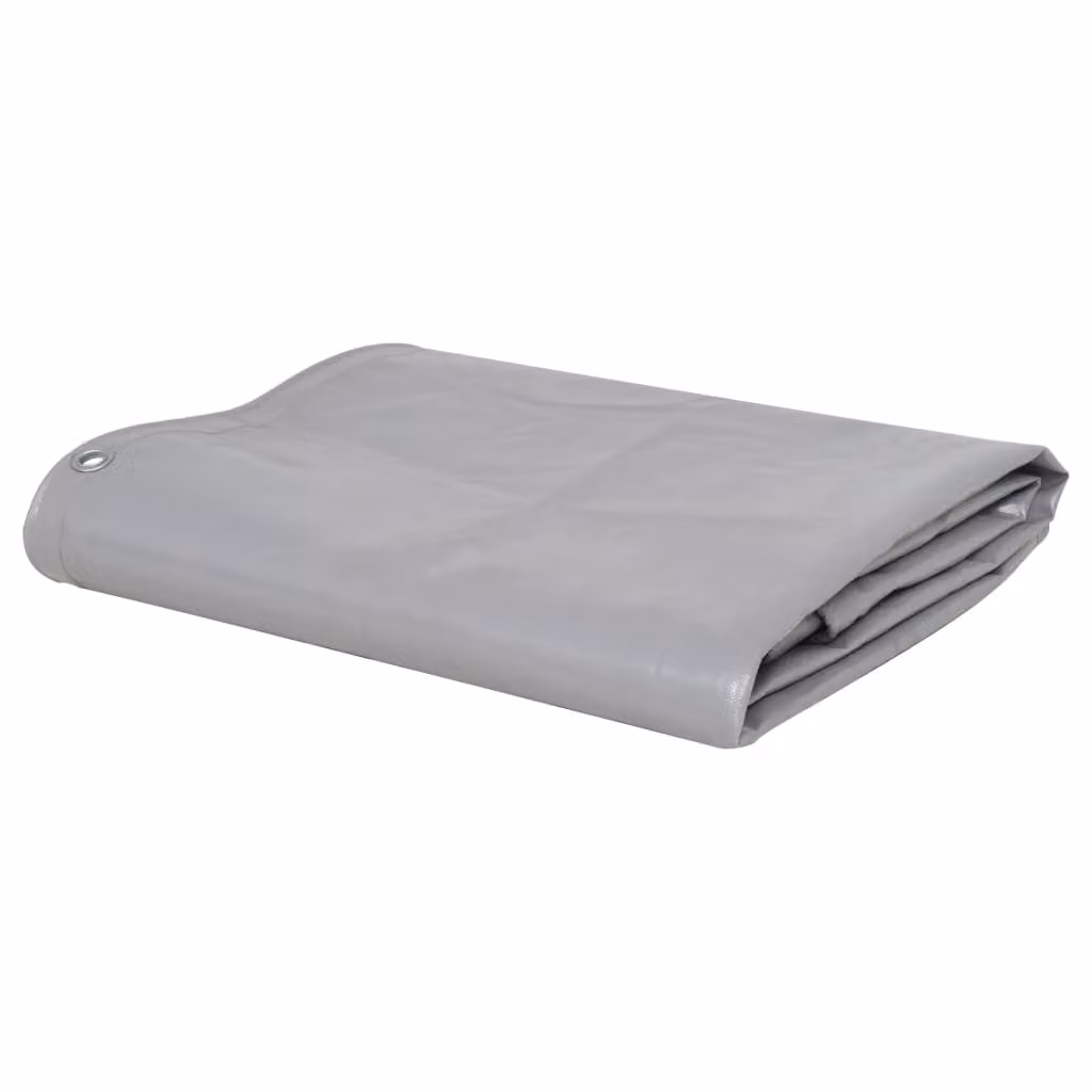 Telo di copertura vidaXL in PVC Grigio 4 x 7 m – 1