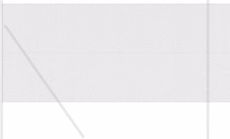 Recinzione Esagonale Grigio 1 x 10 m PVC
