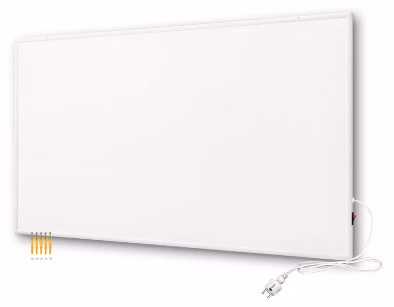 Pannello radiante a infrarossi - 850 Watt - 122 x 77 cm - Bianco - Per interni - Radiatore