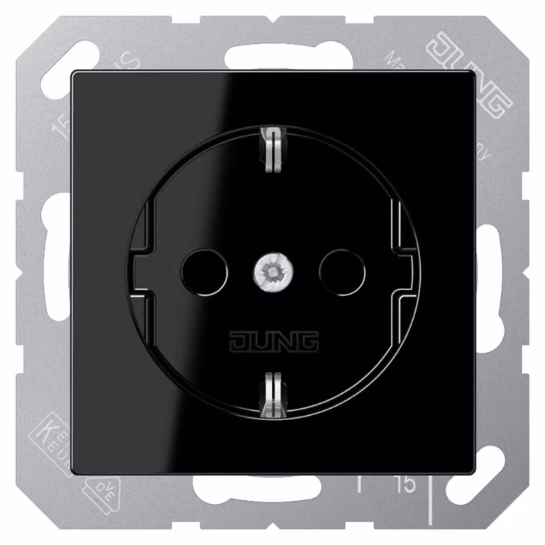 Presa Jung SCHUKO 16A 250V con protezione dei contatti A 1520 KI SW