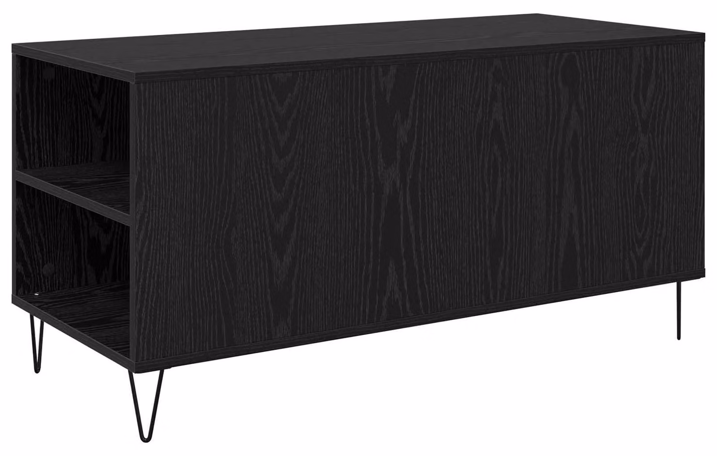 Tavolino da salotto con cassetto Rovere Nero 102 x 44,5 x 50 cm