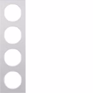 Berker 10142274 Cornice in alluminio/bianco polare Berker R.3