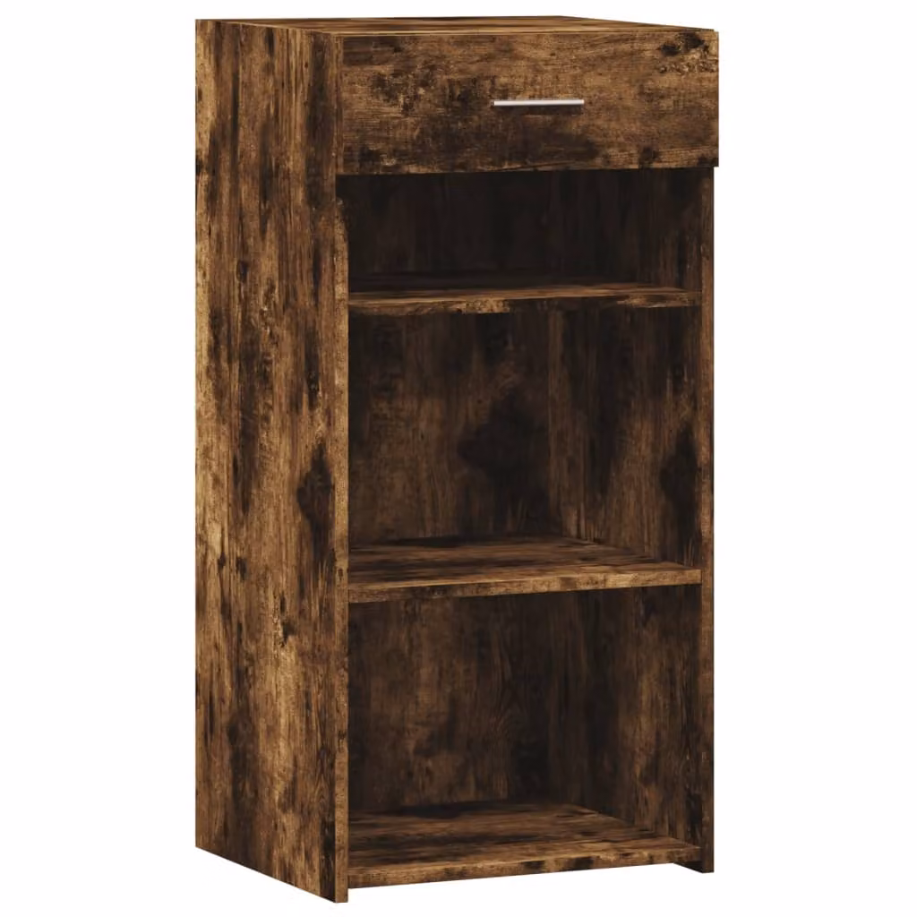 Credenza Rovere Fumo 45x42,5x93 cm in Legno Multistrato