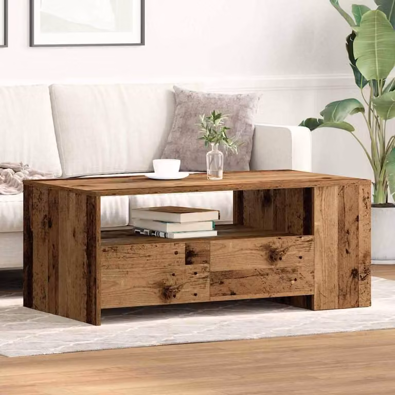 Maison Exclusive - Tavolino in legno antico 102 x 55 x 43,5 cm Materiale ligneo