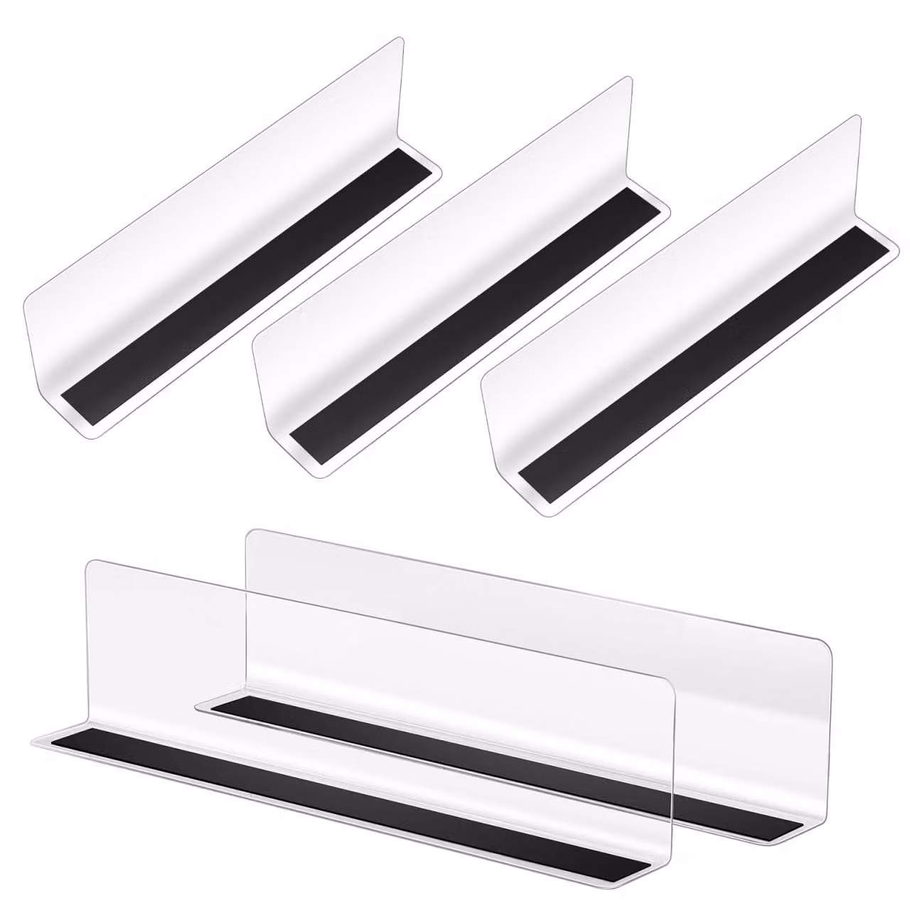 Set di 5 contenitori regalo in plastica, dimensioni 25x7 cm, ideali per la cucina