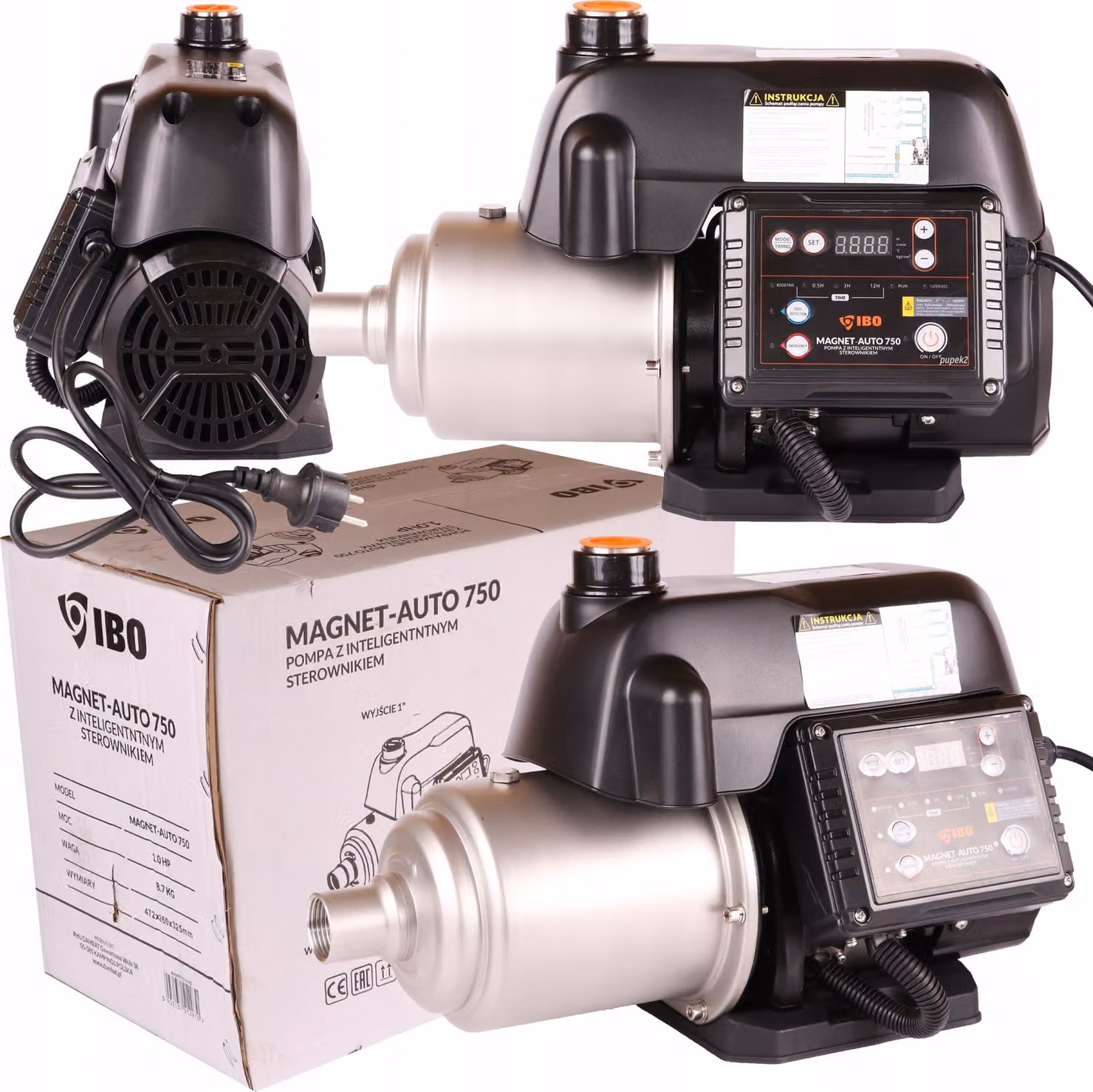 IBO | Pompa Magnet-auto 750 - 115 l/min - Silenziosa - Energoefficiente - Automatica