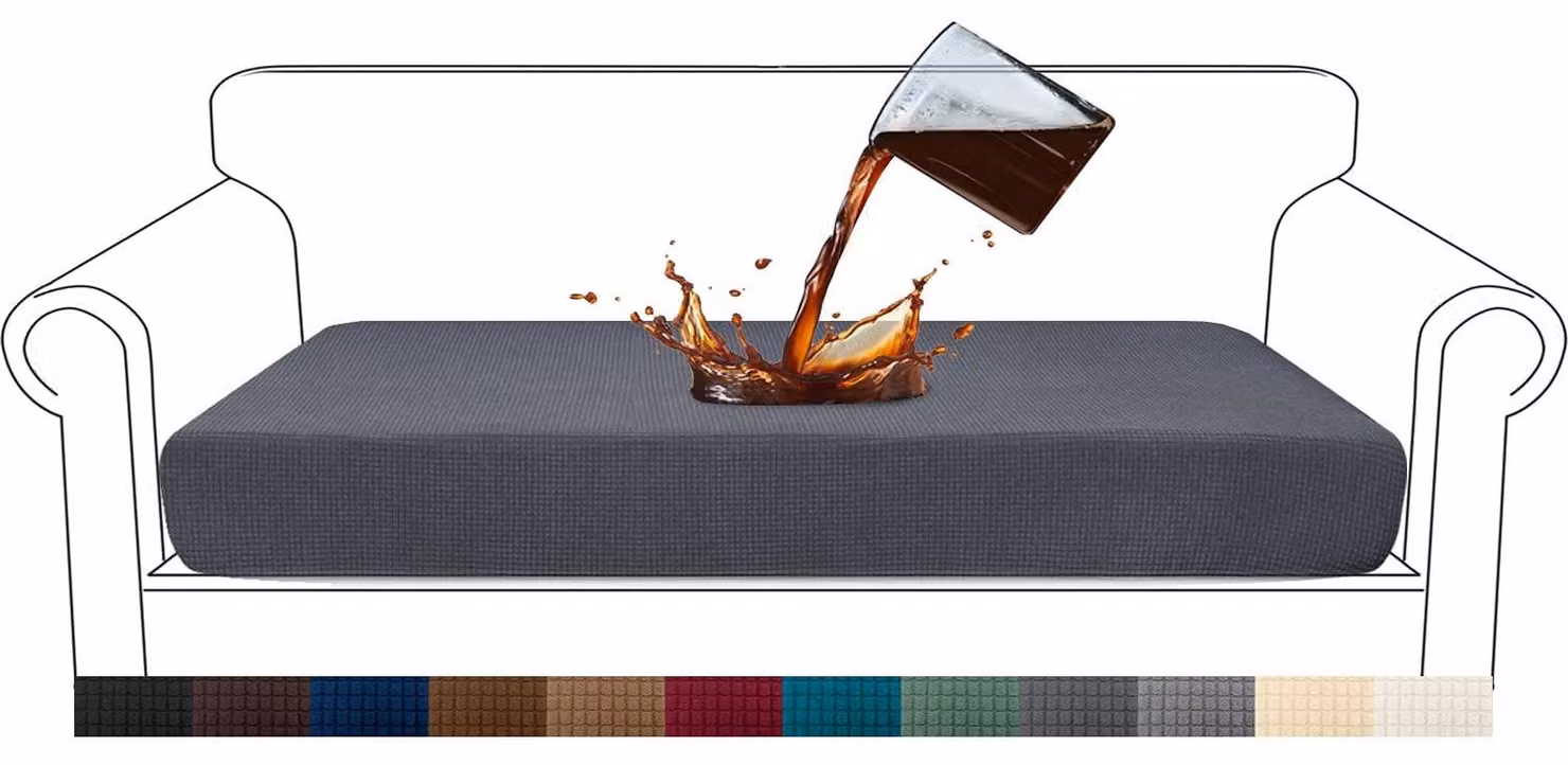 Copridivano impermeabile di alta qualità, per divani a tre posti, colore grigio