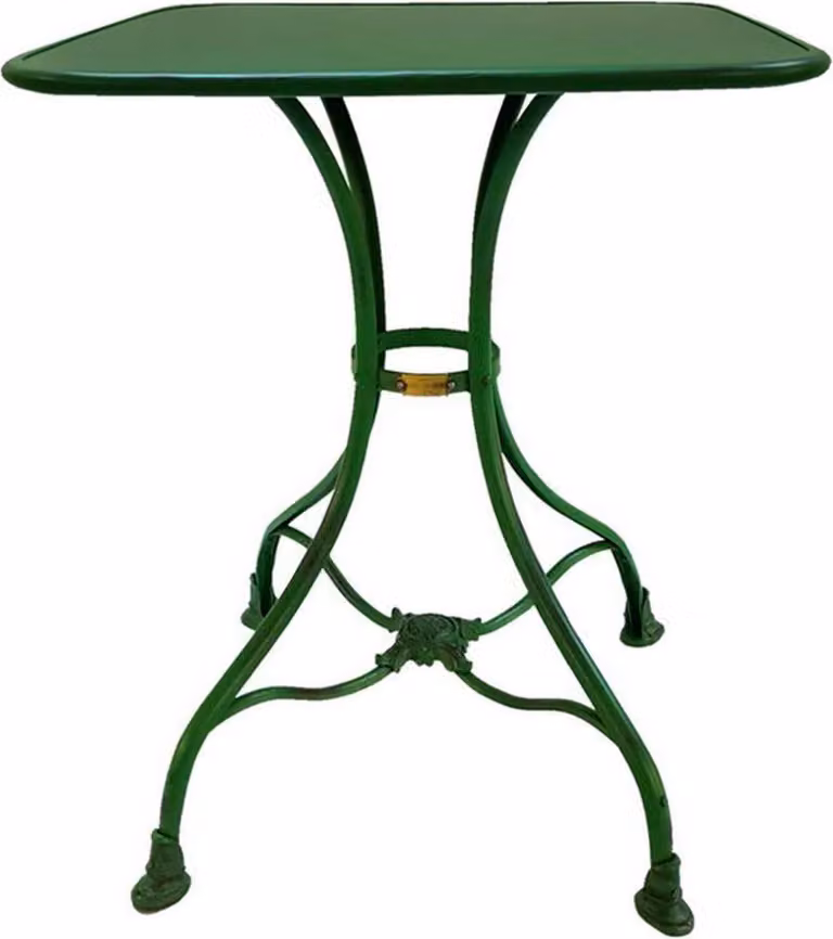 Tavolo da giardino Casa Padrino 60 x 60 x h. 75 cm - vari colori - arredo giardino in ferro battuto
