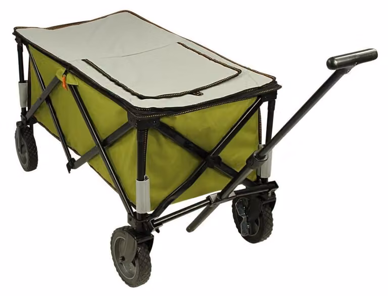 Carrello pieghevole con scomparto refrigerante – Ideale per la spiaggia e per i picnic