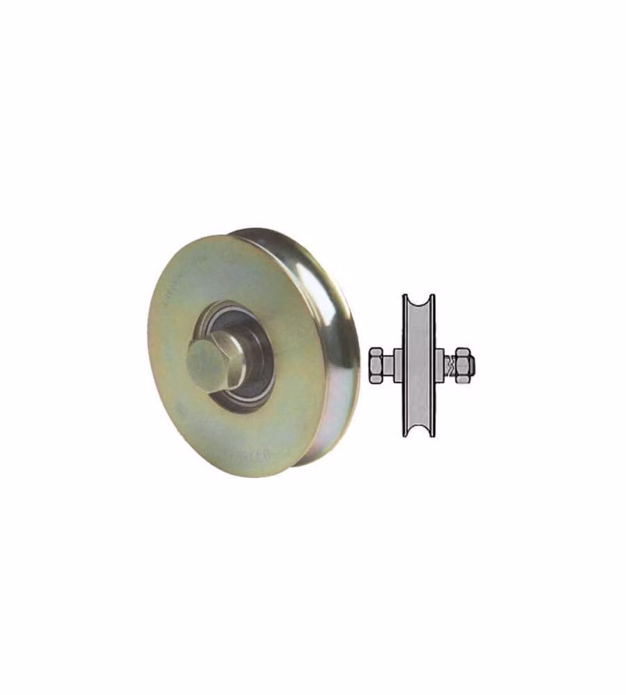 Ruota Cancelli Gola U 100                   310 Fc
