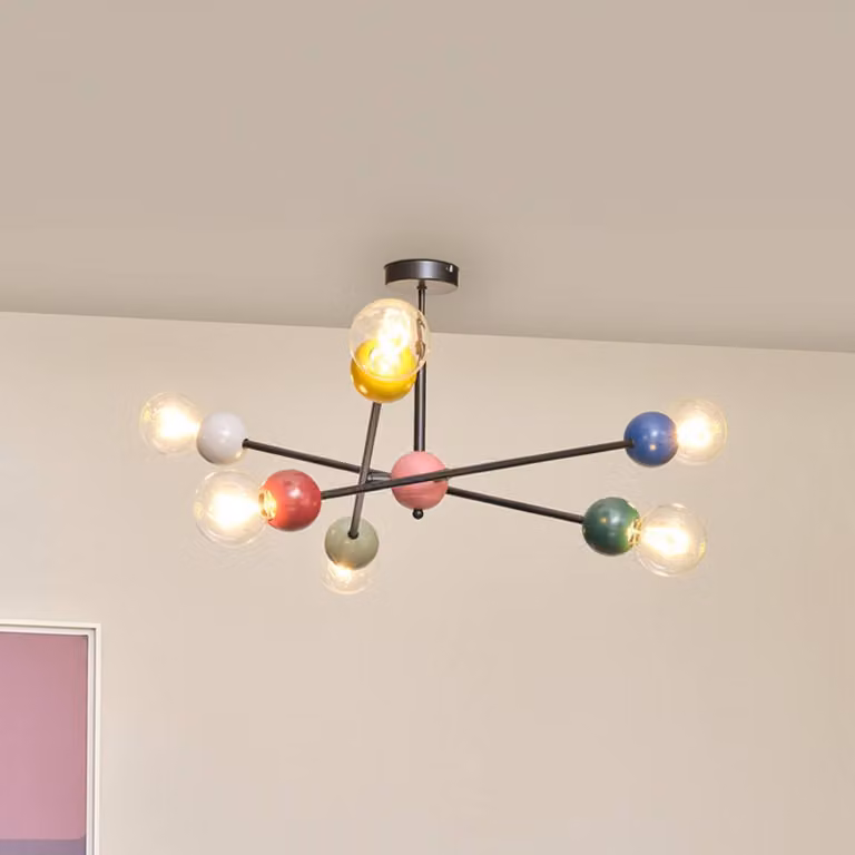OSRAM Plafoniera soffitto Decor Bubble, dimmerabile, Multicolore, Soggiorno / Sala da pranzo, Metallo, Moderno, Plafoniera