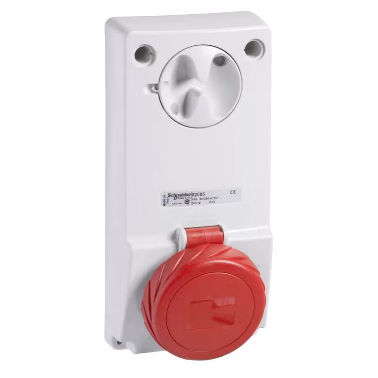 Presa da incasso con blocco di sicurezza Schneider Electric, 32 A, 3p+N+E, 380-415 V CA, IP65 82097