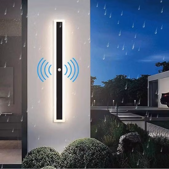 Lampada da Parete LED con Sensore di Movimento - Lampada da Esterno per Giardino e Camera da Letto - IP65