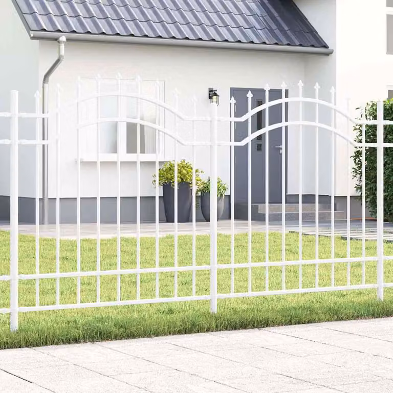 Recinzione per Giardino Woerden Bianco 240 x 165 cm
