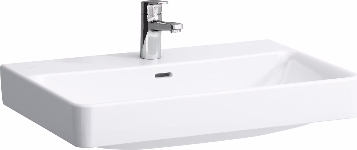 LAUFEN PRO S lavabo, 1 trou pour robinet, avec trop-plein, 700x465mm, H8109674001041, H8109674001041