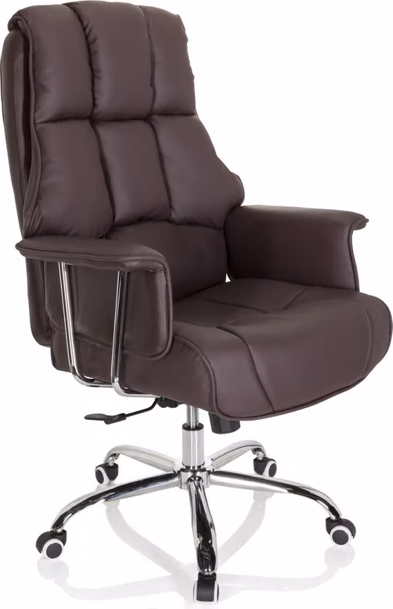 hjh OFFICE Sedia professionale direzionale COMMANDER Sedia da ufficio ergonomica con braccioli Sedia girevole in  per ufficio, casa
