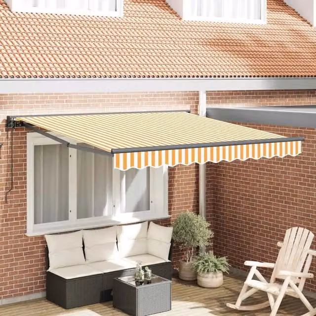 Struttura della tenda Giallo e Bianco 300 x 250 cm 3329928
