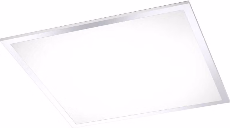 Lampada da soffitto Flag cromata con 1 pannello LED da 23 W, 2700-5000 K, per interni, IP44