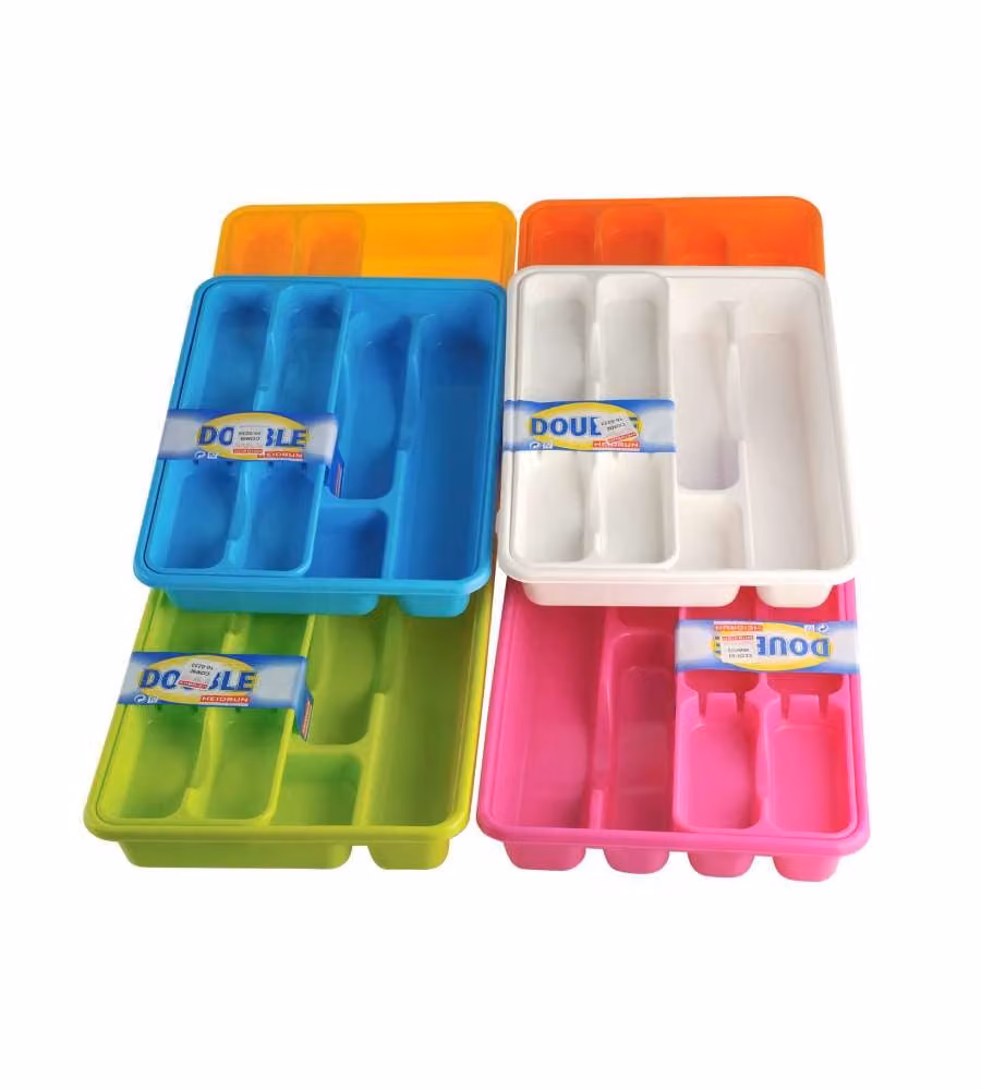 Portaposate da Cassetto in Plastica - Assortiti - 40x31x6 cm