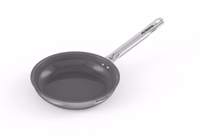 Padella alta in Acciaio inox antiaderente PFAS Free per induzione linea New Era, diam. 30 cm